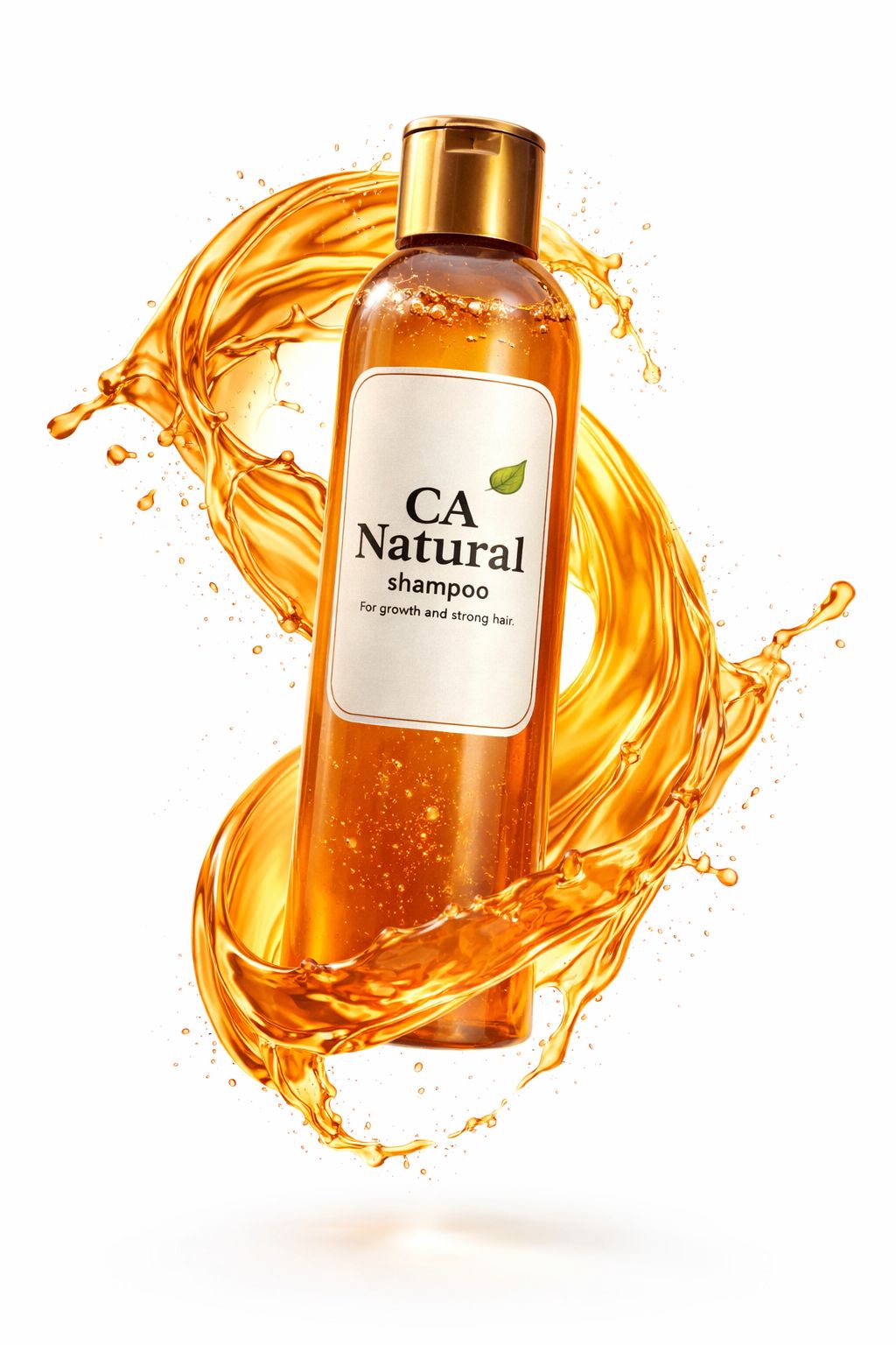 CA Natural shampoo product presentation