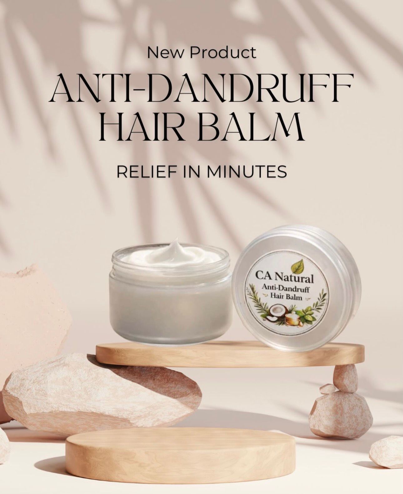 CA Natural anti-dandruff hair balm